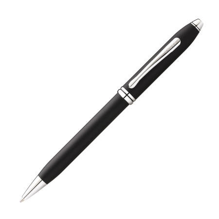 Stylo bille Townsend Soft Touch Noir